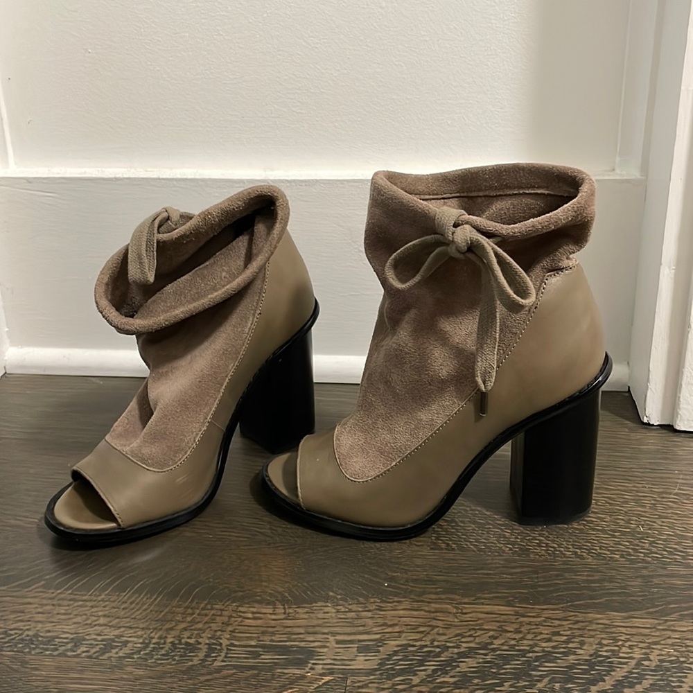 KDB Open Toe Ankle Boots
